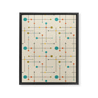 Amazing Mid Century Decoration Framed Canvas Print Gallery Image 8