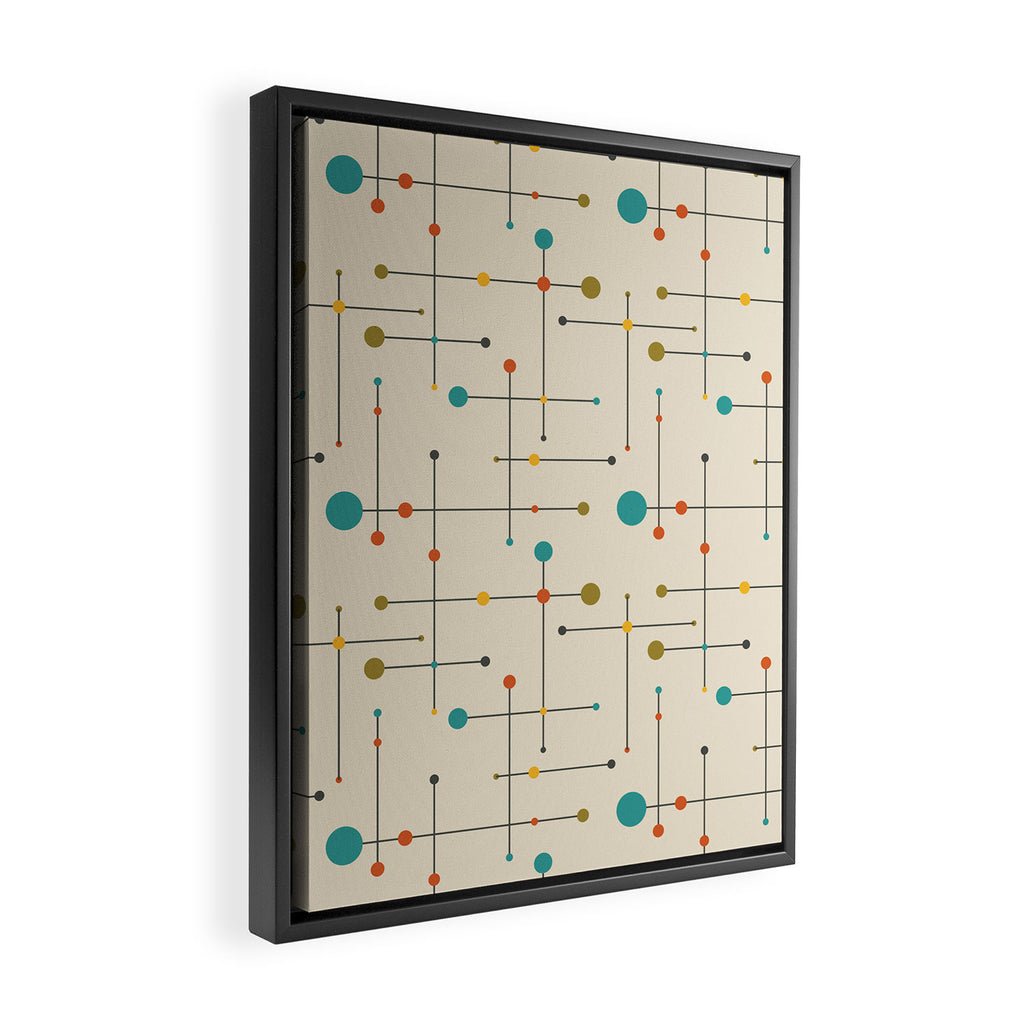 Amazing Mid Century Decoration Framed Canvas Print Gallery Image 2