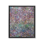 Amazing Rainbow Glitter Design Pattern Framed Canvas Print Gallery Image 8