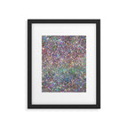 Amazing Rainbow Glitter Design Pattern Framed Art Print Gallery Image 6