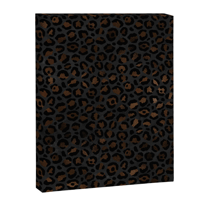 Beautiful Black Leopard Design Pattern Canvas Print Gallery Image 1