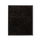 Beautiful Black Leopard Design Pattern Framed Canvas Print Gallery Image 8