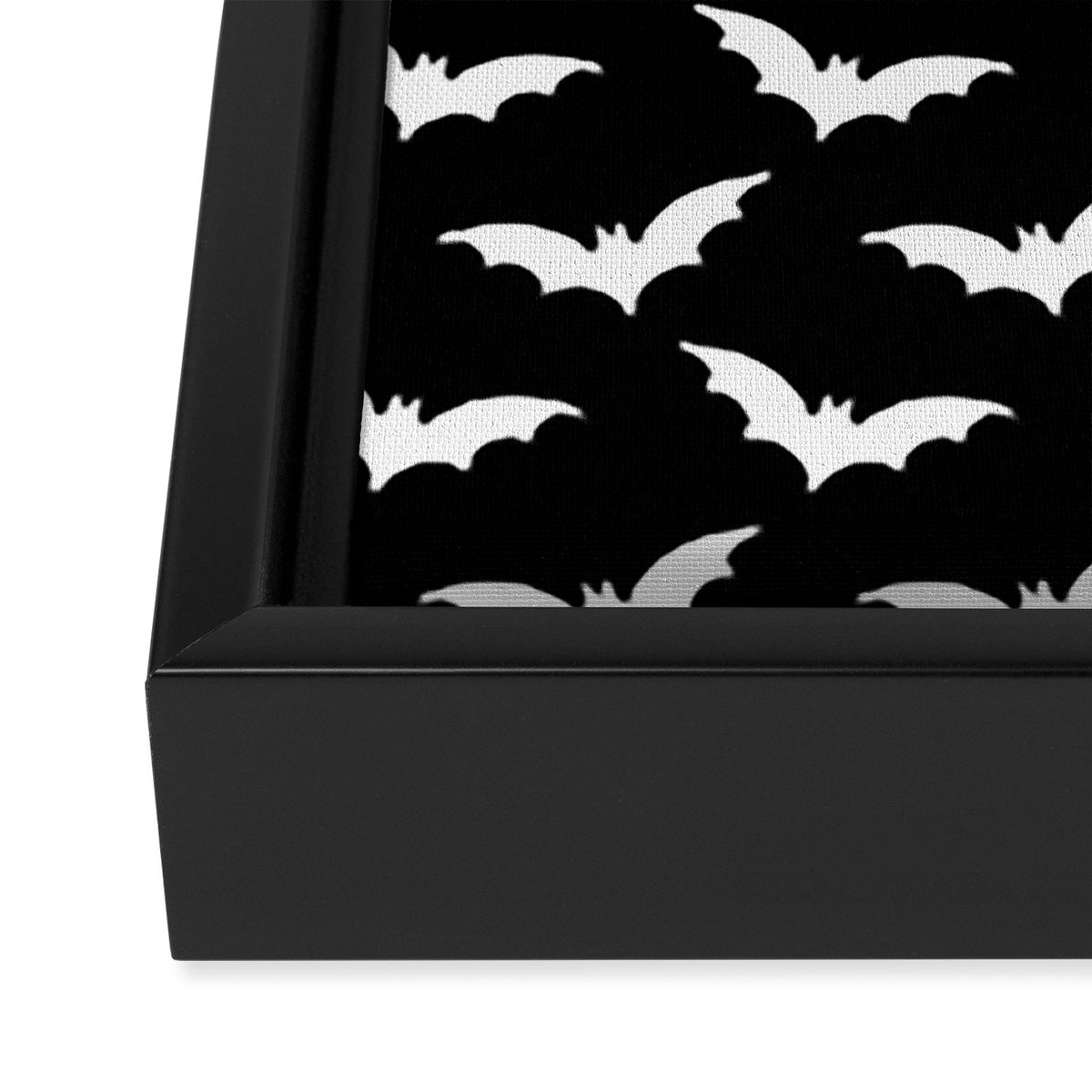 Beautiful Halloween Pattern Design Framed Canvas Print Gallery Image 3