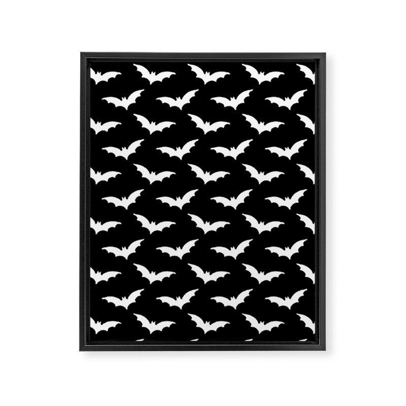 Beautiful Halloween Pattern Design Framed Canvas Print Gallery Image 8