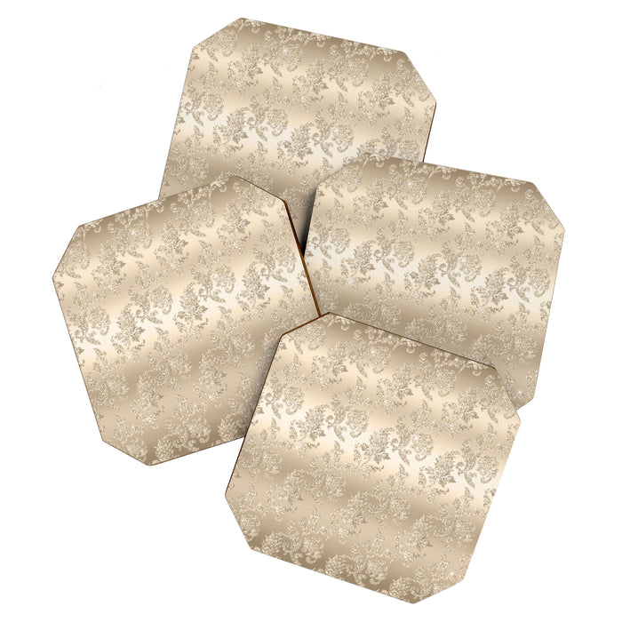 Beautiful Sprakling Champagne Pattern Coaster Gallery Image 1