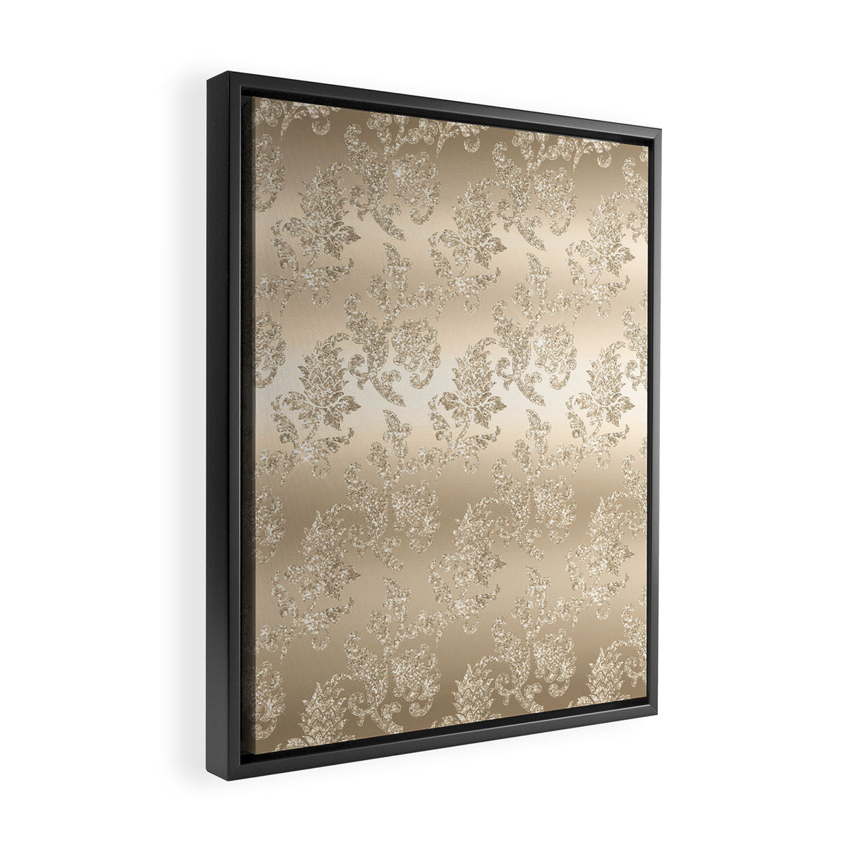Beautiful Sprakling Champagne Pattern Framed Canvas Print Gallery Image 2