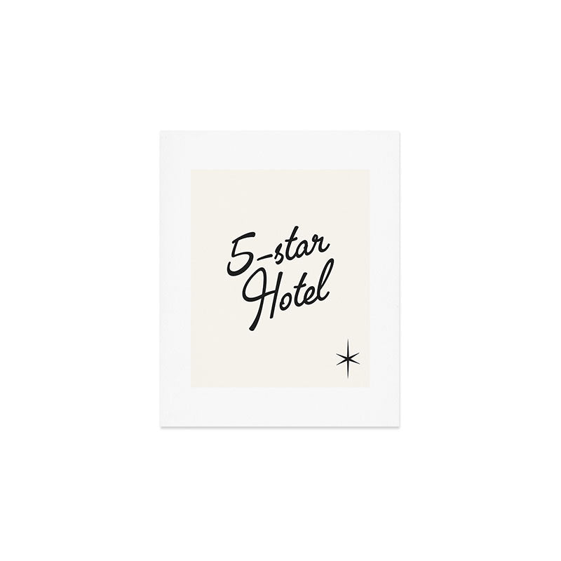 5-star hotel Art Print Gallery Image 1