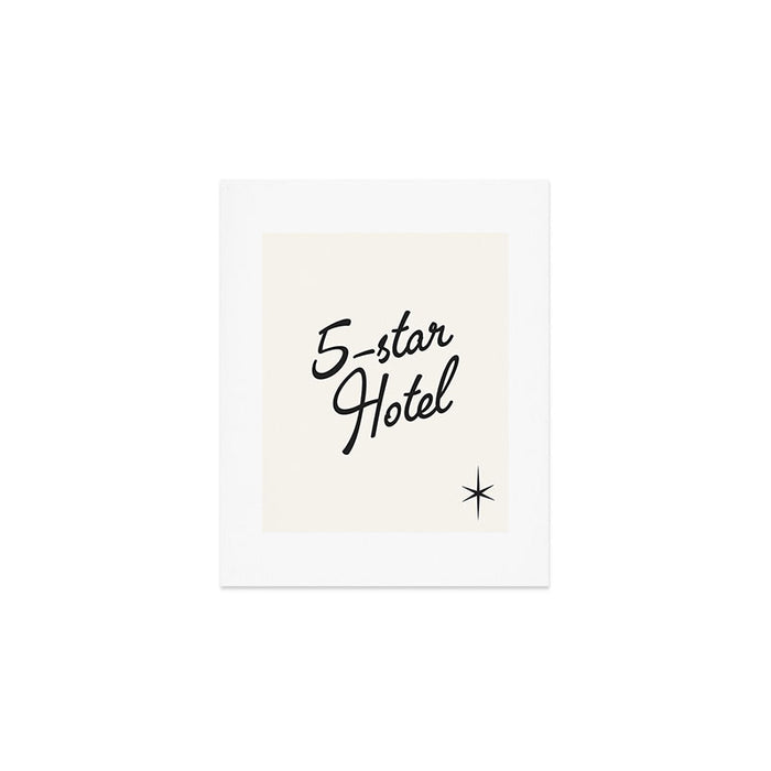 5-star hotel Art Print Gallery Image 1