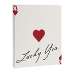 Ace of hearts - lucky you Canvas Print Gallery Image 6