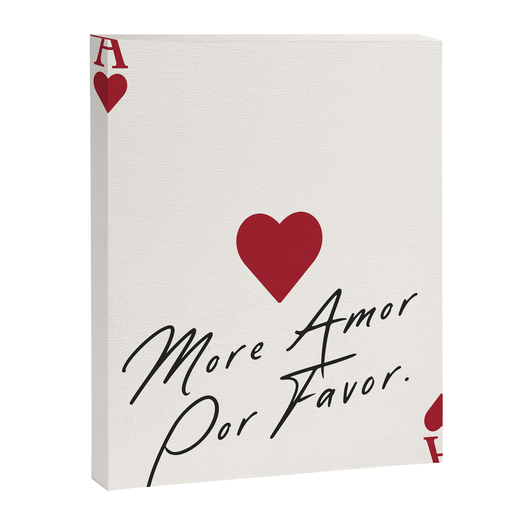 Ace of hearts - more amor por favor Canvas Print Gallery Image 6