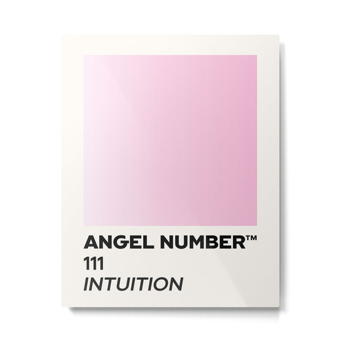 Angel number - 111 - intuition Metal Print Gallery Image 1