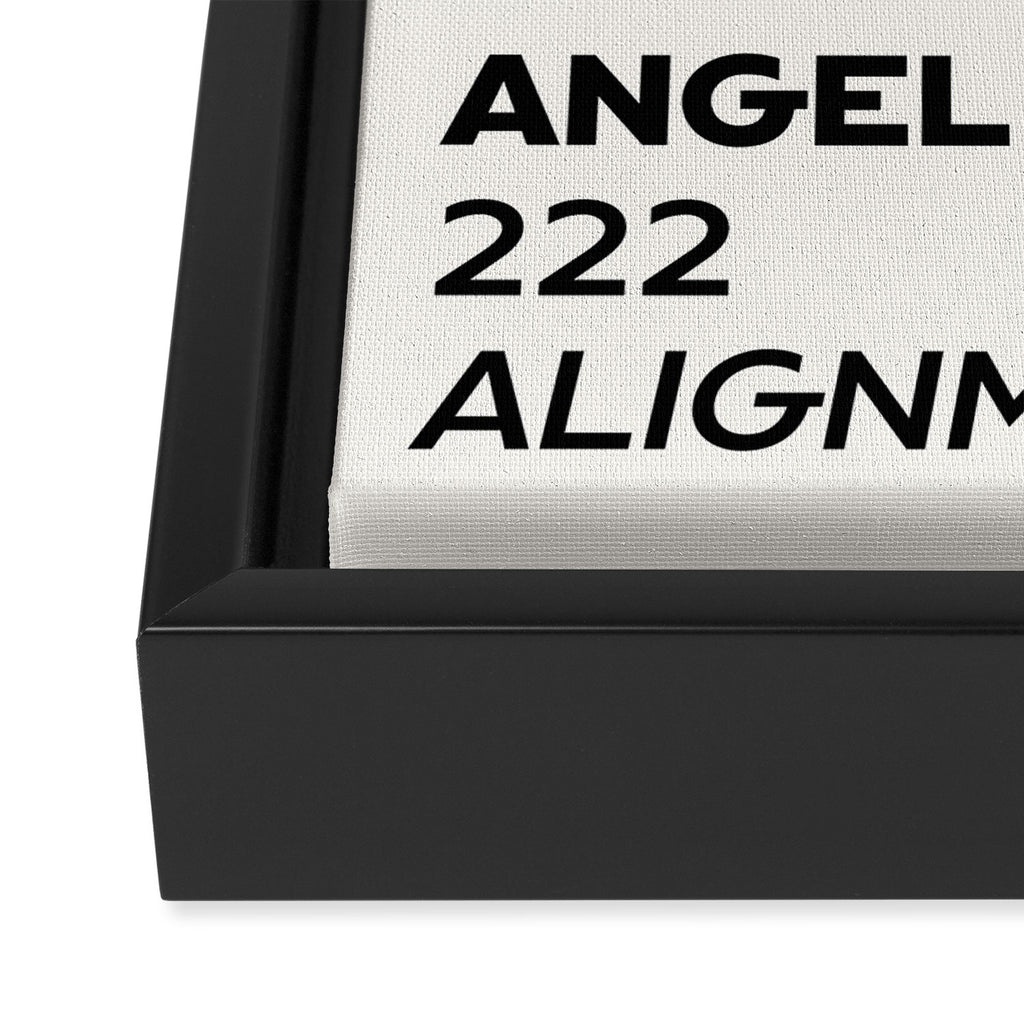 Angel number - 222 - alignment Framed Canvas Print Gallery Image 3
