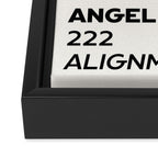 Angel number - 222 - alignment Framed Canvas Print Gallery Image 3