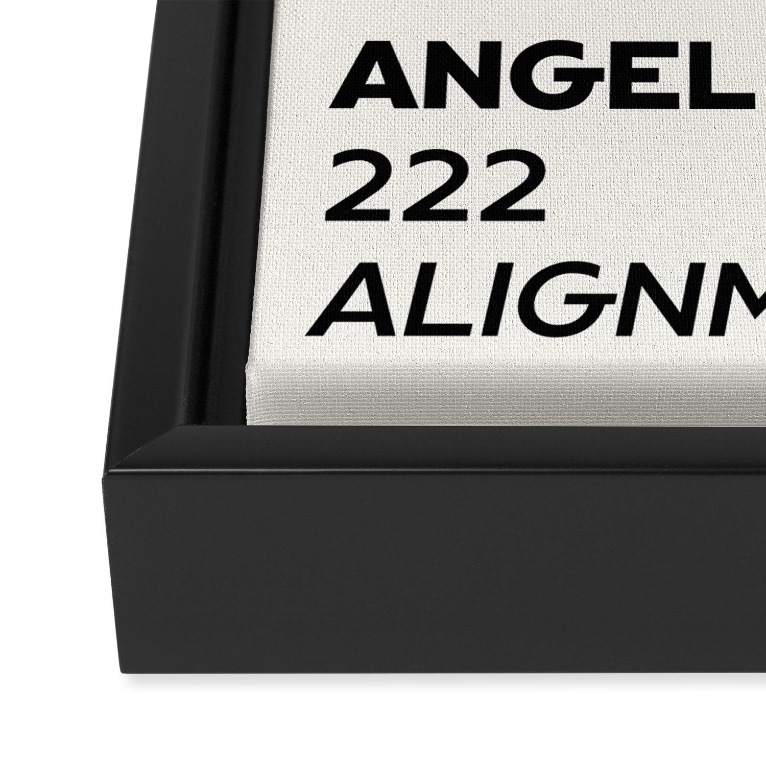 Angel number - 222 - alignment Framed Canvas Print Gallery Image 3