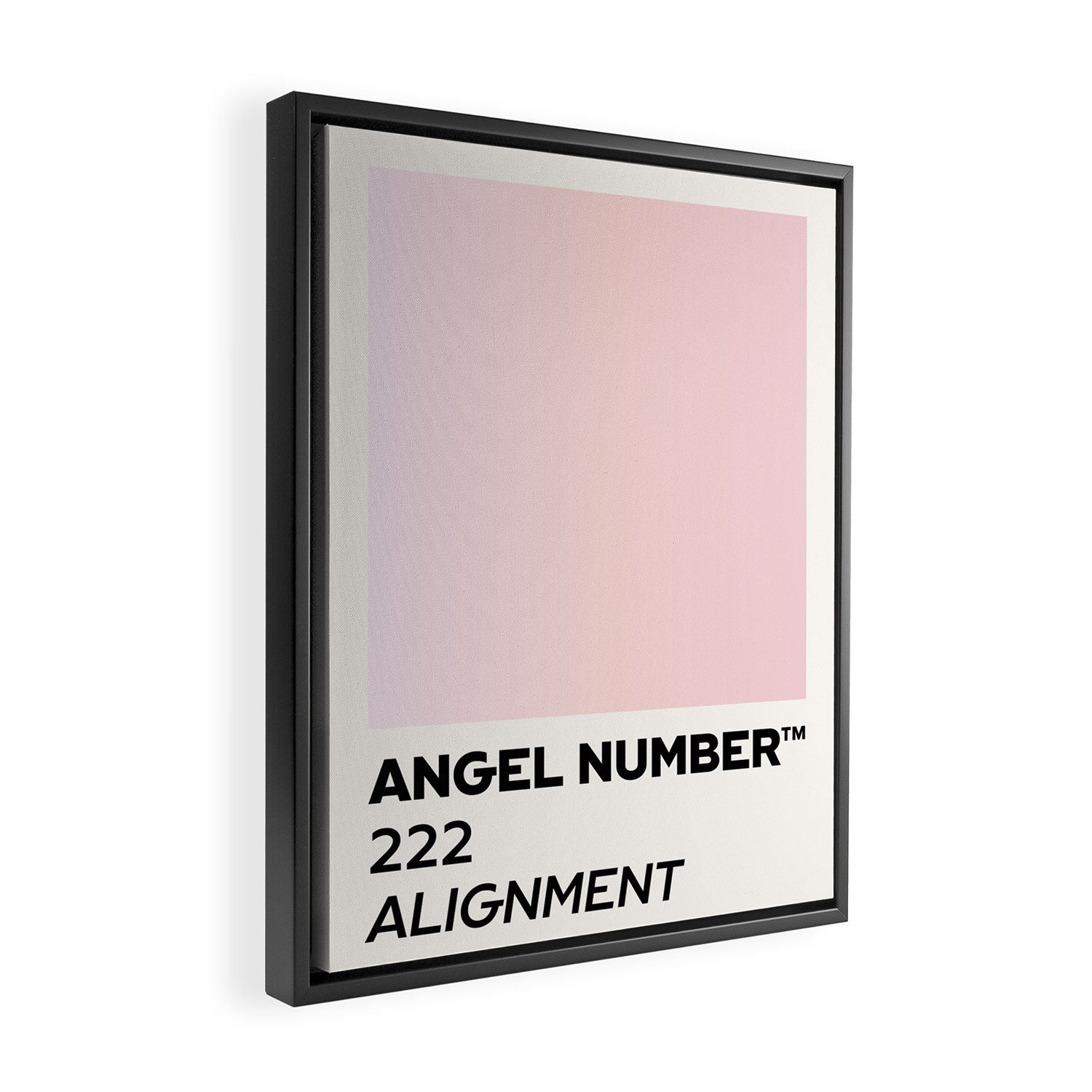 Angel number - 222 - alignment Framed Canvas Print Gallery Image 2