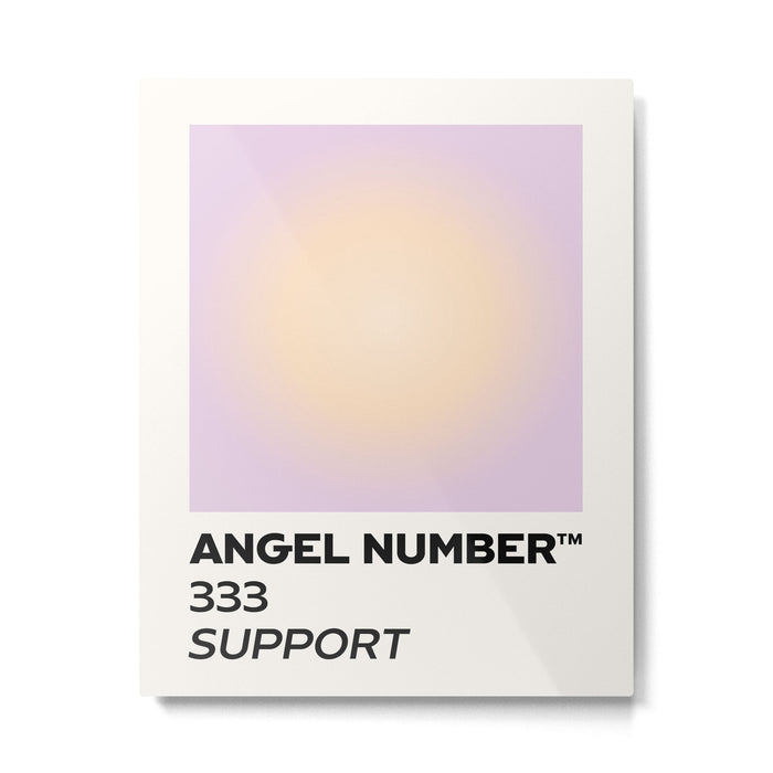 Angel number - 333 - support Metal Print Gallery Image 1
