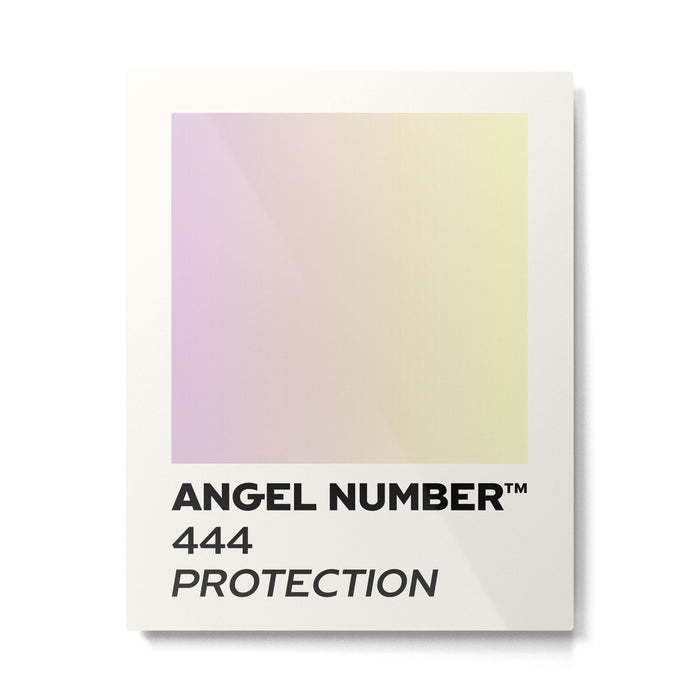 Angel number - 444 - protection Metal Print Gallery Image 1