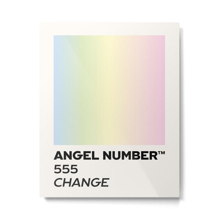 Angel number - 555 - change Metal Print Gallery Image 1