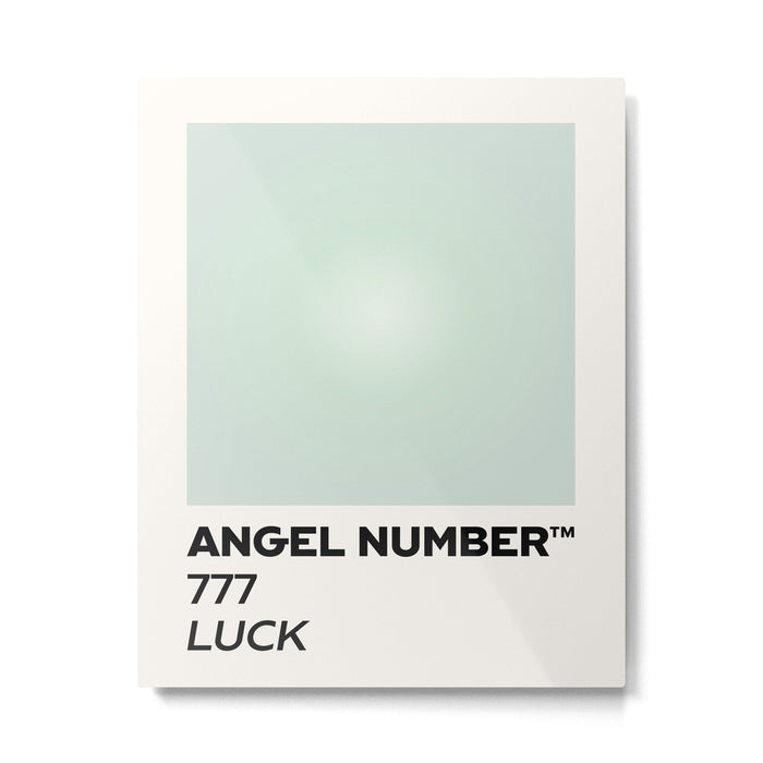 Angel number - 777 - luck Metal Print Gallery Image 1