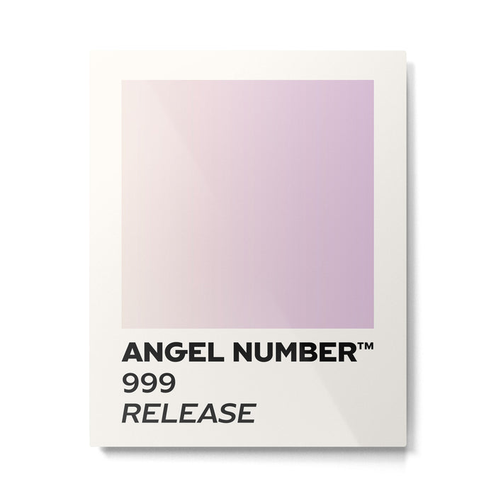 Angel number - 999 - release Metal Print Gallery Image 1
