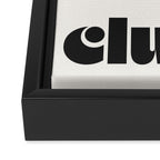 antisocial club Framed Canvas Print Gallery Image 3