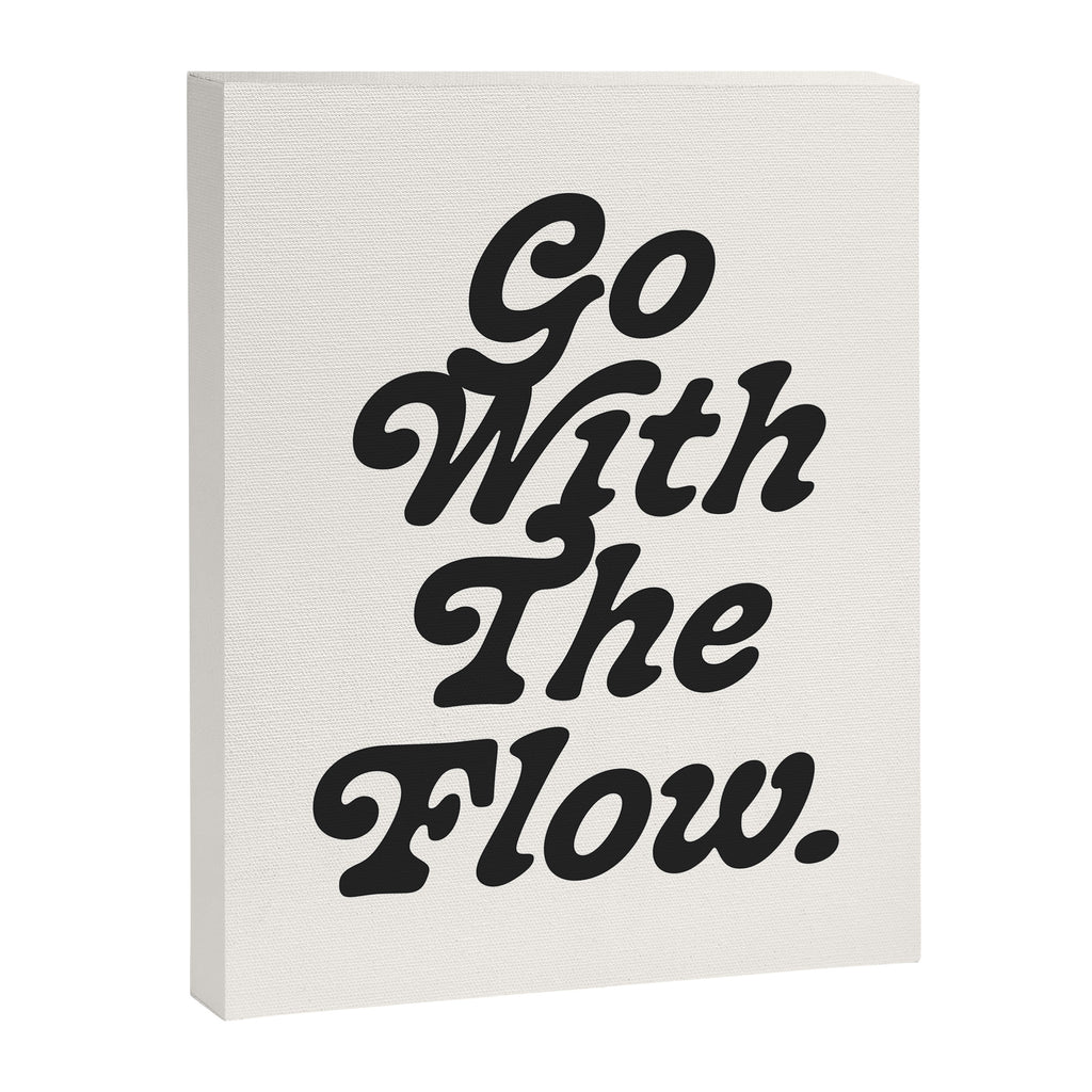 Go with the flow. Canvas Print Gallery Image 6