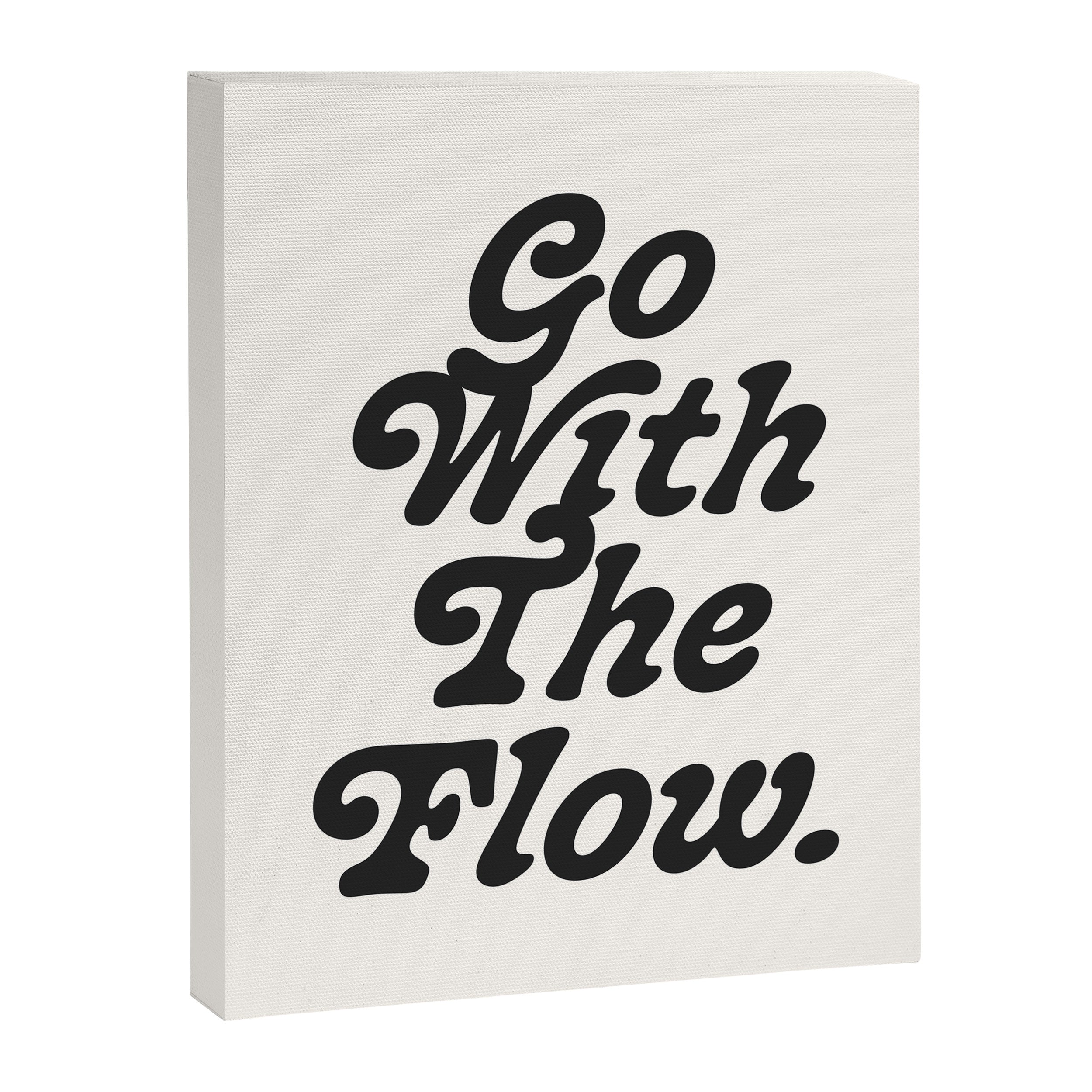 Go with the flow. Canvas Print Gallery Image 6