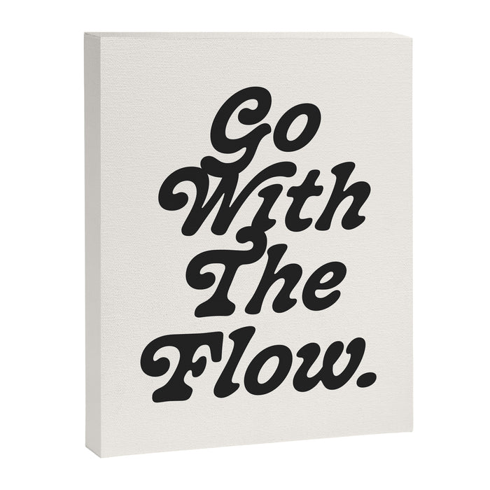Go with the flow. Canvas Print Gallery Image 1