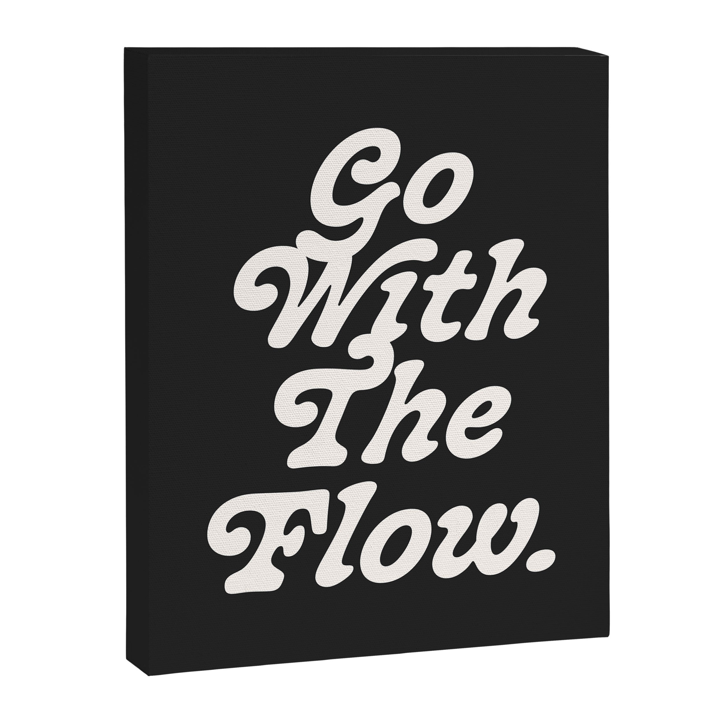 Go with the flow. Canvas Print Gallery Image 6
