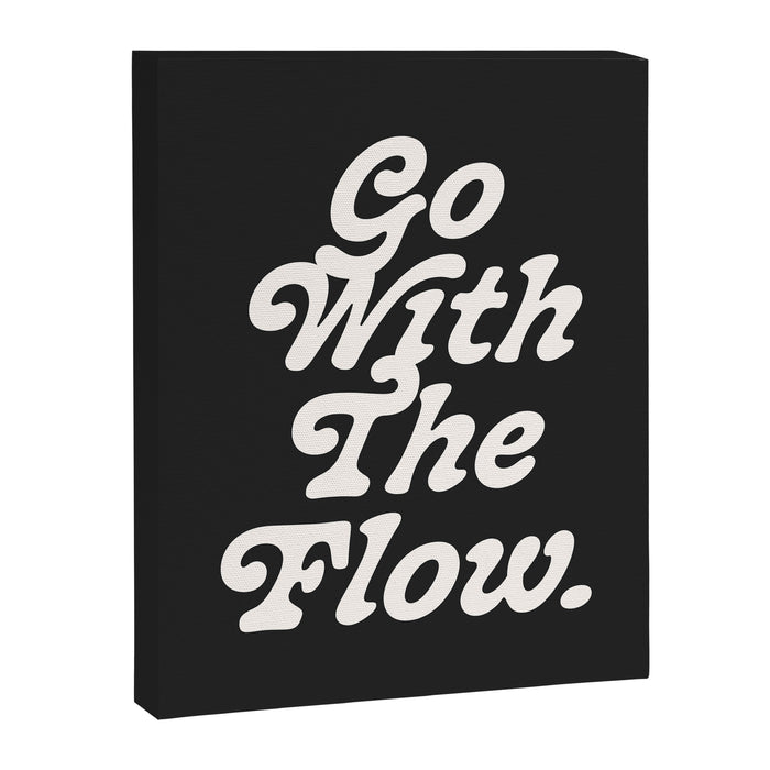 Go with the flow. Canvas Print Gallery Image 1