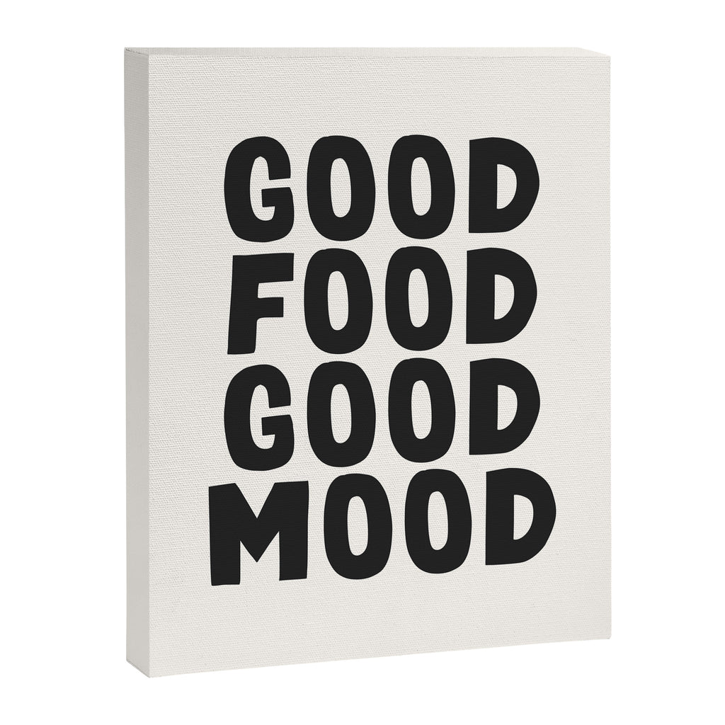 Good food good mood Canvas Print Gallery Image 6