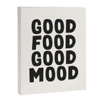 Good food good mood Canvas Print Gallery Image 6