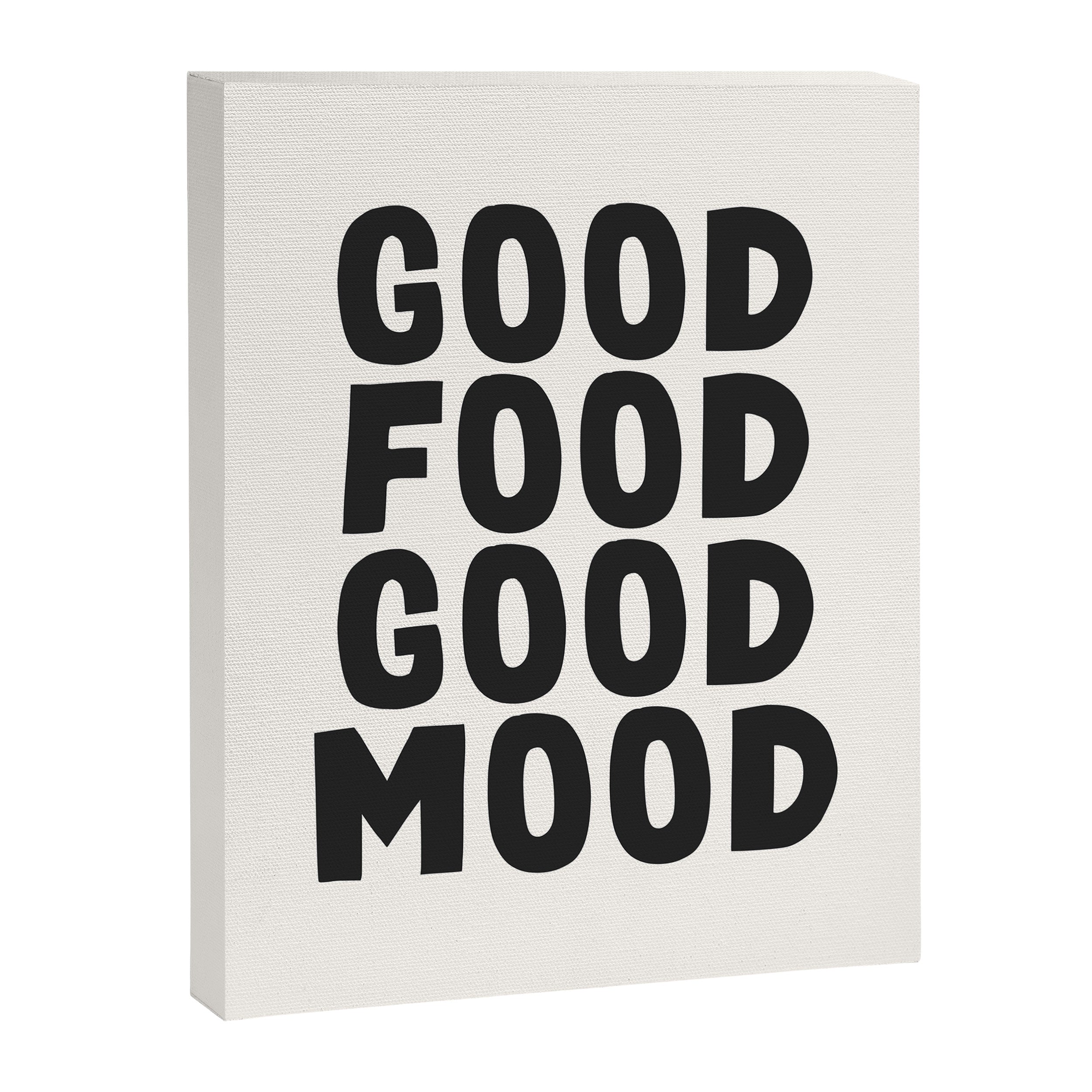 Good food good mood Canvas Print Gallery Image 6