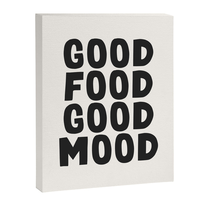Good food good mood Canvas Print Gallery Image 1