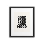 Good food good mood Framed Art Print Gallery Image 5