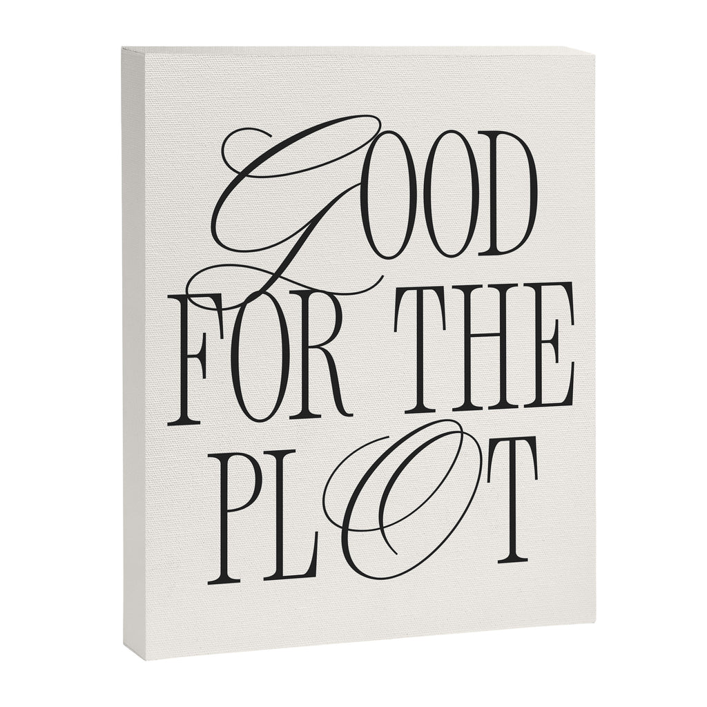 Good for the plot Canvas Print Gallery Image 6