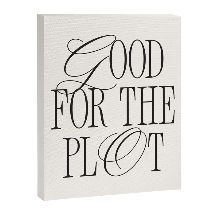 Good for the plot Canvas Print Gallery Image 1