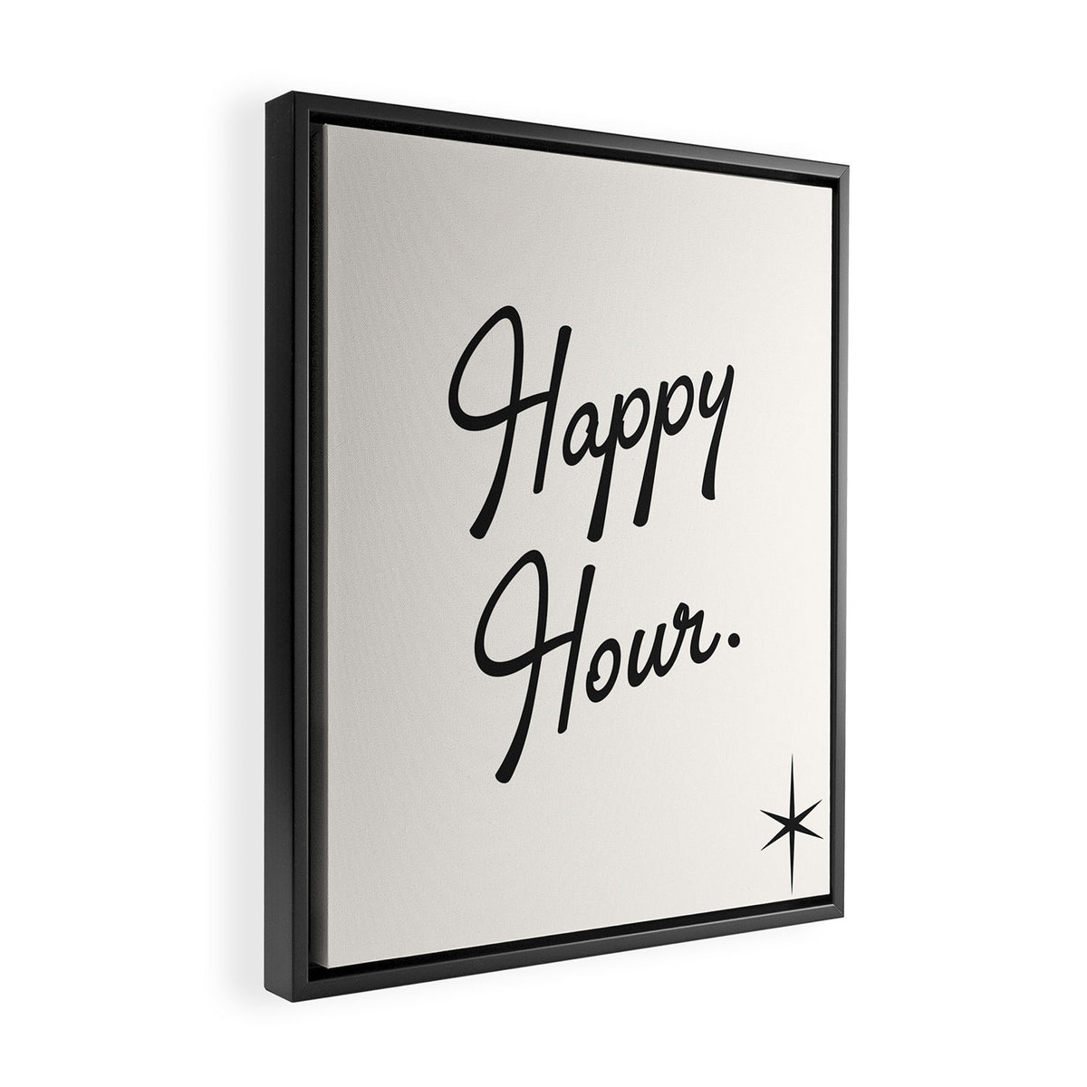Happy Hour Framed Canvas Print Gallery Image 2
