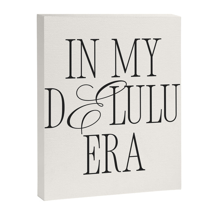 in my delulu era Canvas Print Gallery Image 1