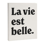 La vie est belle. Canvas Print Gallery Image 6
