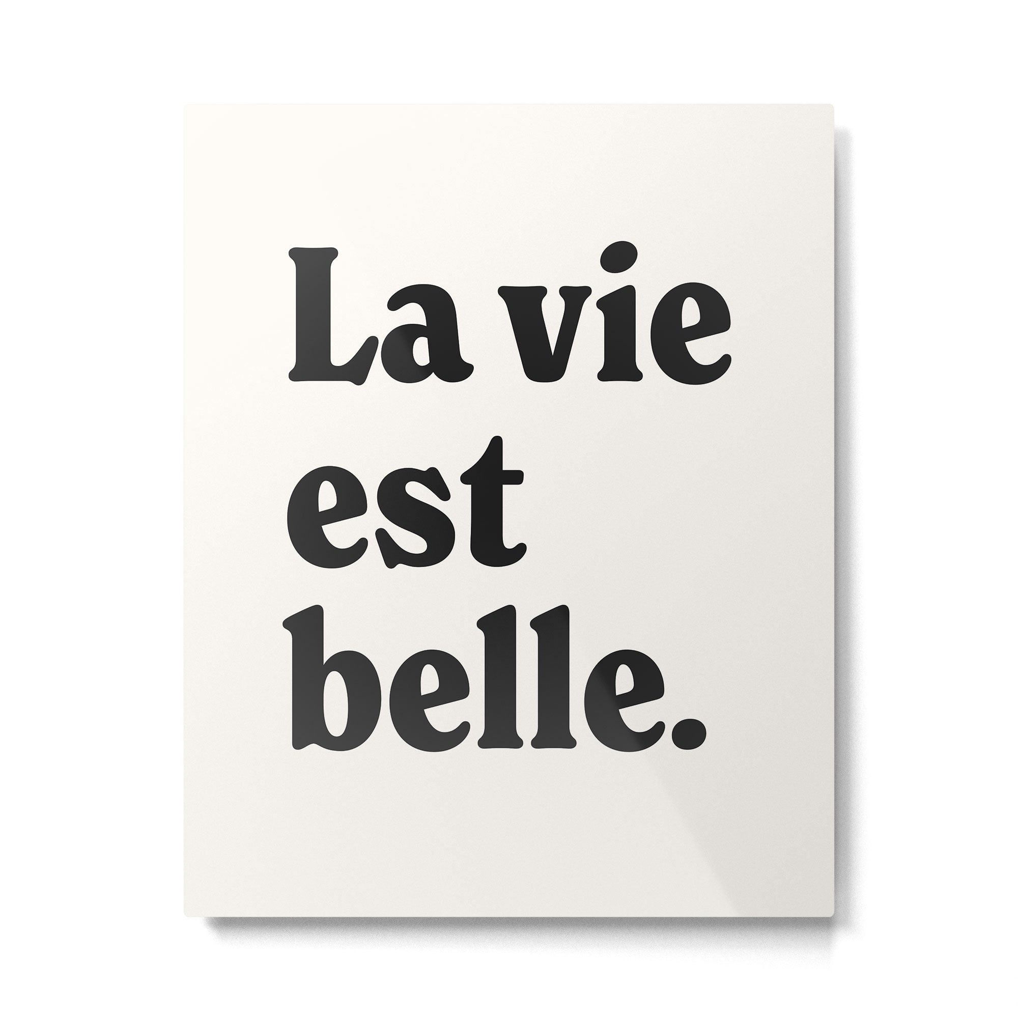 La vie est belle. Metal Print Gallery Image 4
