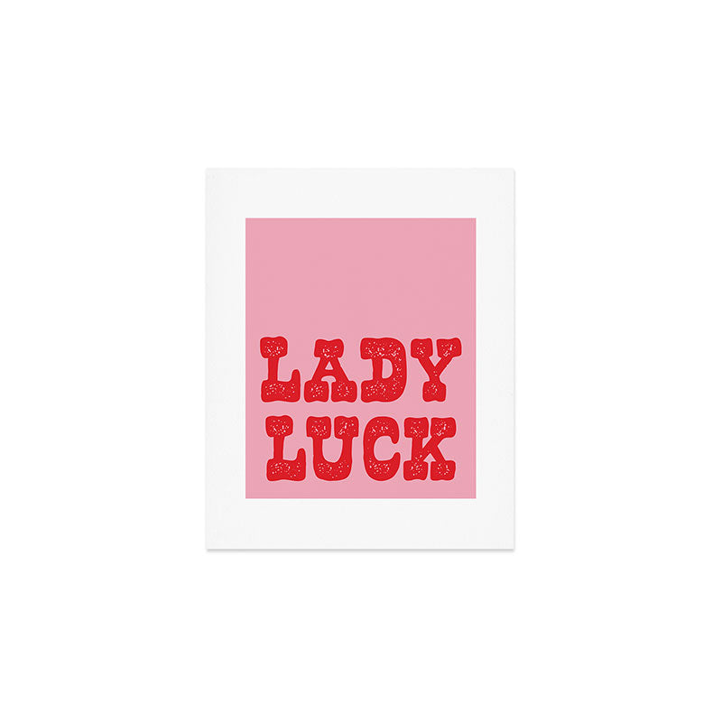 Lady luck Art Print Gallery Image 1