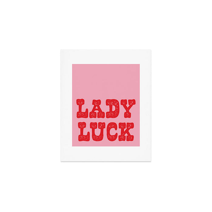 Lady luck Art Print Gallery Image 1