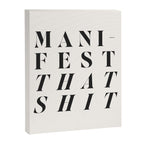 Manifest that shit Canvas Print Gallery Image 6