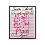 Must be the place. Framed Canvas Print Gallery Image 6