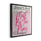 Must be the place. Framed Canvas Print Gallery Image 2