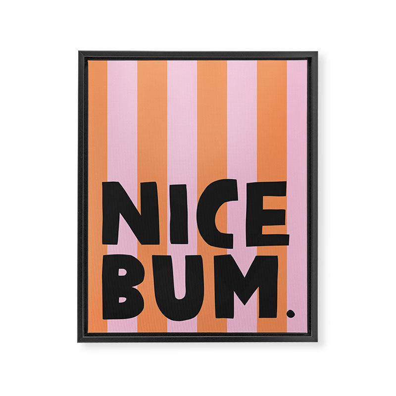 Nice bum. Framed Canvas Print Gallery Image 6