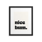 nice bum. Framed Art Print Gallery Image 5