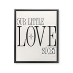 Our little love story Framed Canvas Print Gallery Image 6