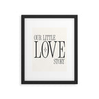 Our little love story Framed Art Print Gallery Image 5